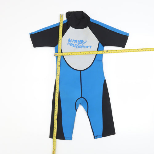 St. Bernard Boys Blue Short Sleeve Wetsuit 6 Years Sports Beachwear