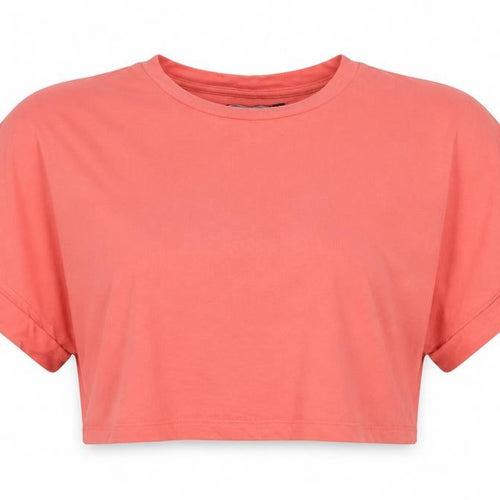 ASOS Design Women's Pink Cropped Cotton T-Shirt Size 8