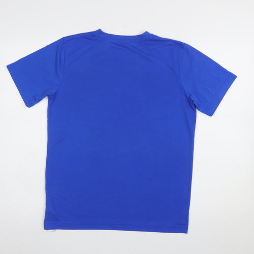 Converse Boys Blue XL 13-14 Years Graphic Logo Short Sleeve T-Shirt