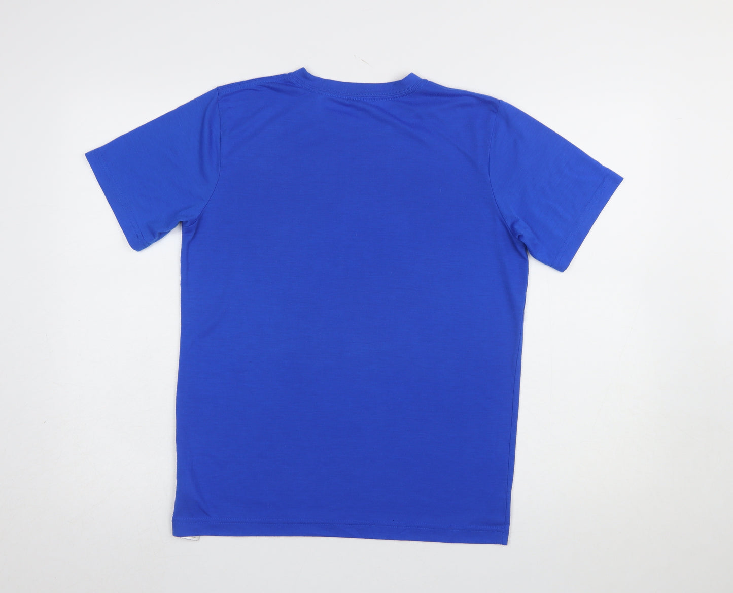 Converse Boys Blue XL 13-14 Years Graphic Logo Short Sleeve T-Shirt