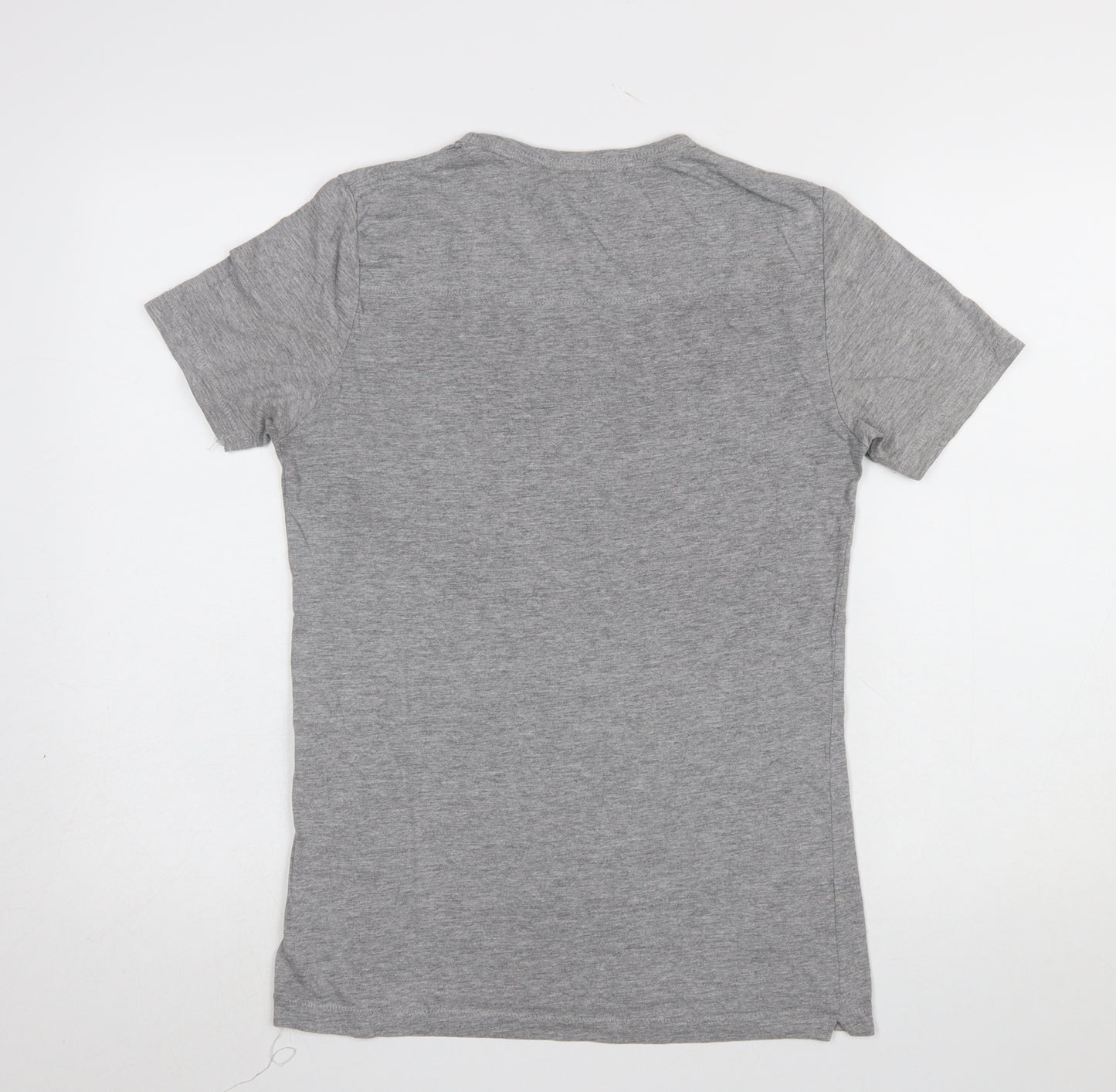 French Connection Men's Grey Slim Fit Crew Neck Short Sleeve T-Shirt S