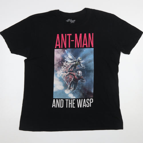 Marvel Ant-Man and The Wasp Black XL Men's Graphic T-Shirt