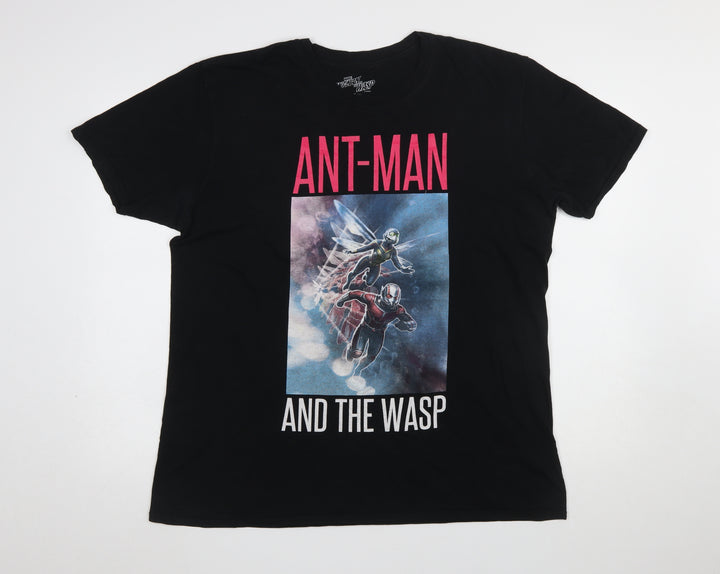 Marvel Ant-Man and The Wasp Black XL Men's Graphic T-Shirt
