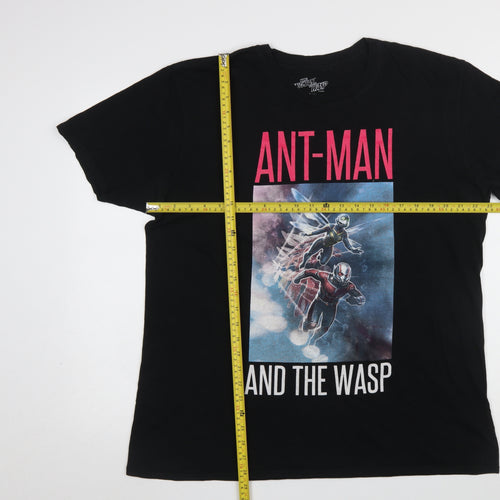 Marvel Ant-Man and The Wasp Black XL Men's Graphic T-Shirt