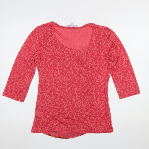 Marks and Spencer Per Una Women's Pink Floral Tunic Top Size 12
