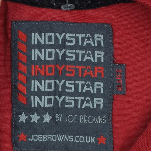 IndyStar by Joe Browns Men's Red XL Long Sleeve Rock Guitar T-Shirt