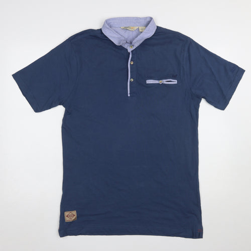 Regatta Men's Blue Cotton Polo Shirt L Short Sleeve Outdoor Casual
