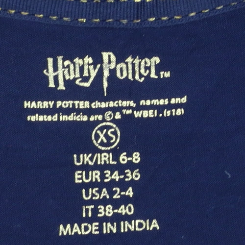 Love to Lounge Harry Potter Women's Blue XS T-Shirt Nightshirt