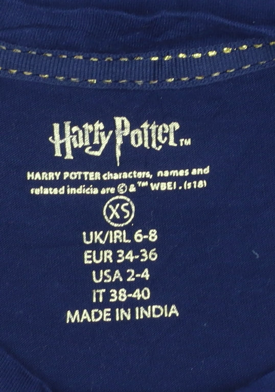Love to Lounge Harry Potter Women's Blue XS T-Shirt Nightshirt