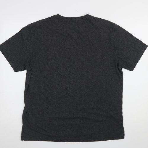 Dunnes Stores Rolling Stones Black Graphic T-Shirt Unisex M