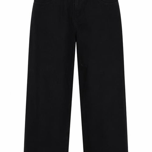 Ken Studio Women Black XL Wide-Leg Jeans Classic High Rise