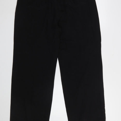 Ken Studio Women Black XL Wide-Leg Jeans Classic High Rise