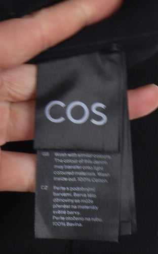 COS Women Black Low Rise Relaxed Flared Jeans Size 31