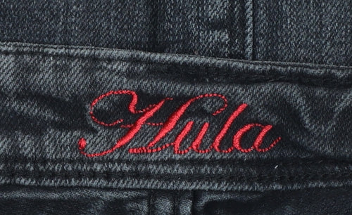 Hula Women's Black Bootcut Regular Fit Stretch Jeans Size 10