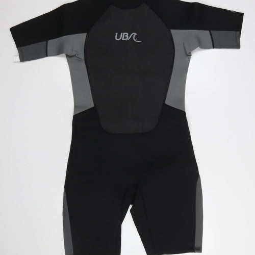 Urban Beach Mens Black & Grey Shorty Wetsuit L Neoprene Surfing