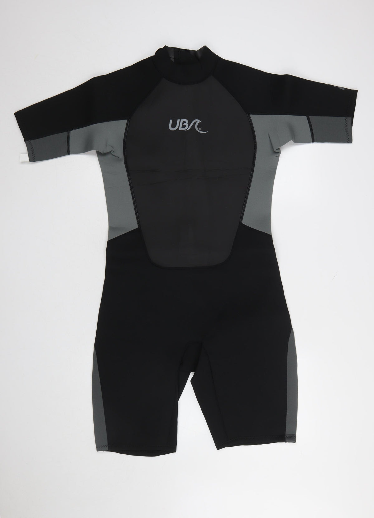 Urban Beach Mens Black & Grey Shorty Wetsuit L Neoprene Surfing