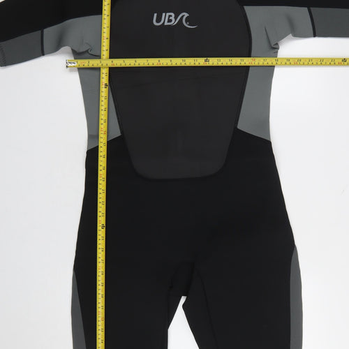 Urban Beach Mens Black & Grey Shorty Wetsuit L Neoprene Surfing