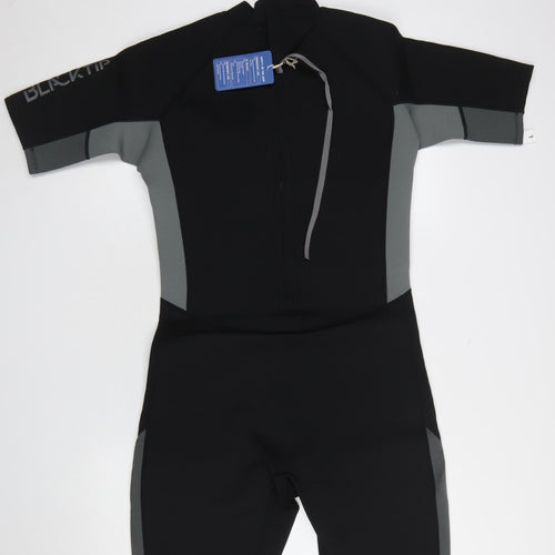 Urban Beach Mens Black & Grey Shorty Wetsuit L Neoprene Surfing