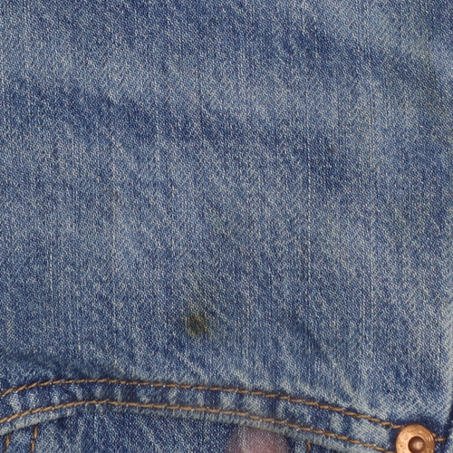 Levi’s 501 Men’s Blue Denim Distressed Shorts Size 30 Regular