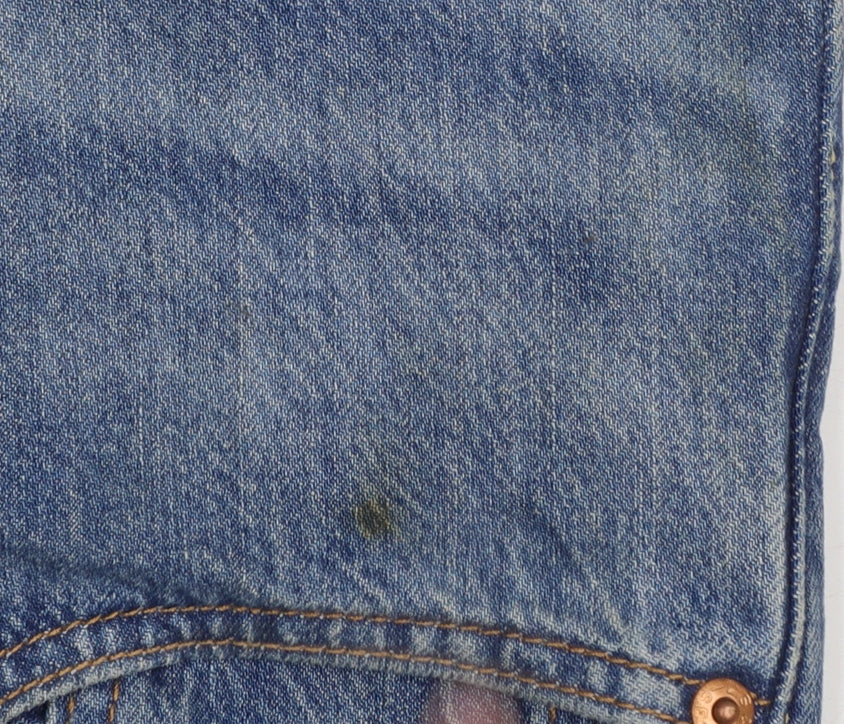 Levi’s 501 Men’s Blue Denim Distressed Shorts Size 30 Regular