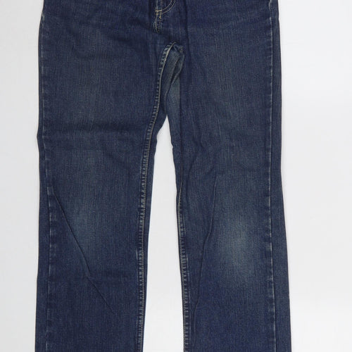 United Colors of Benetton Womens Blue Straight Jeans W26 L31