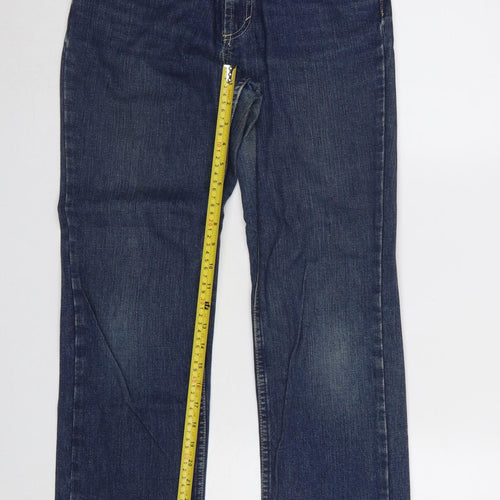 United Colors of Benetton Womens Blue Straight Jeans W26 L31