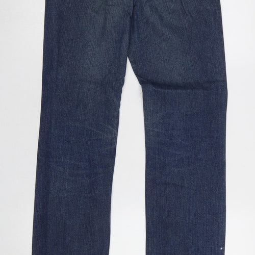 United Colors of Benetton Womens Blue Straight Jeans W26 L31