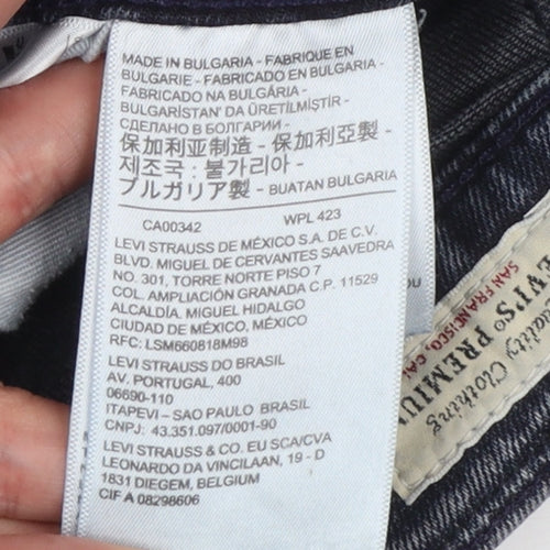 Levi’s Women Blue Mid Rise Skinny Jeans Size 10 W27 L32