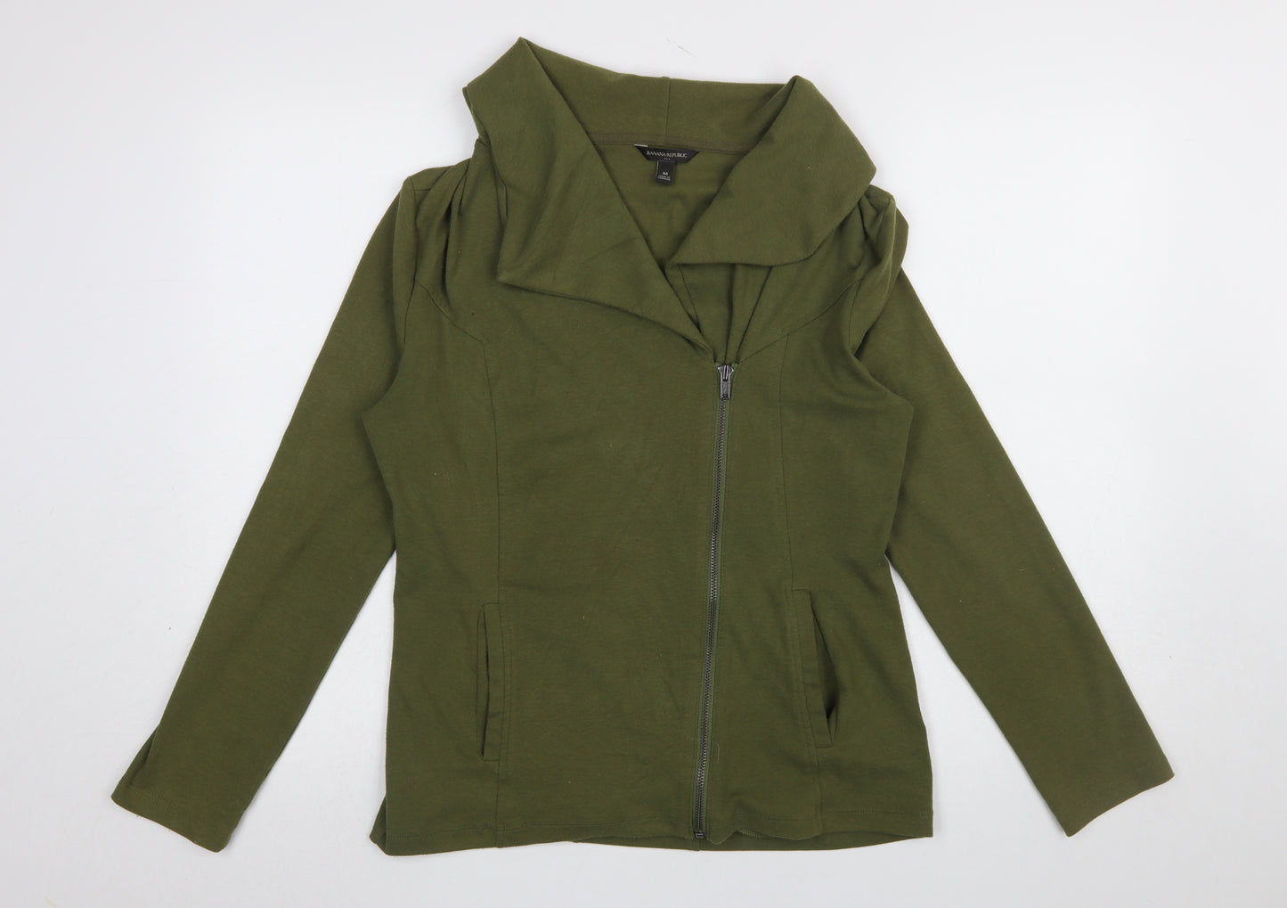 Banana Republic Women’s Green Full Zip Sweatshirt Jacket M