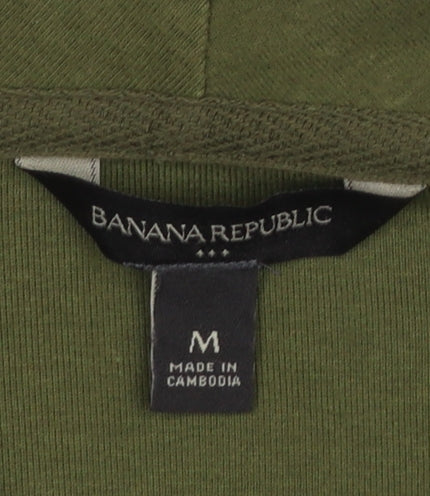 Banana Republic Women’s Green Full Zip Sweatshirt Jacket M
