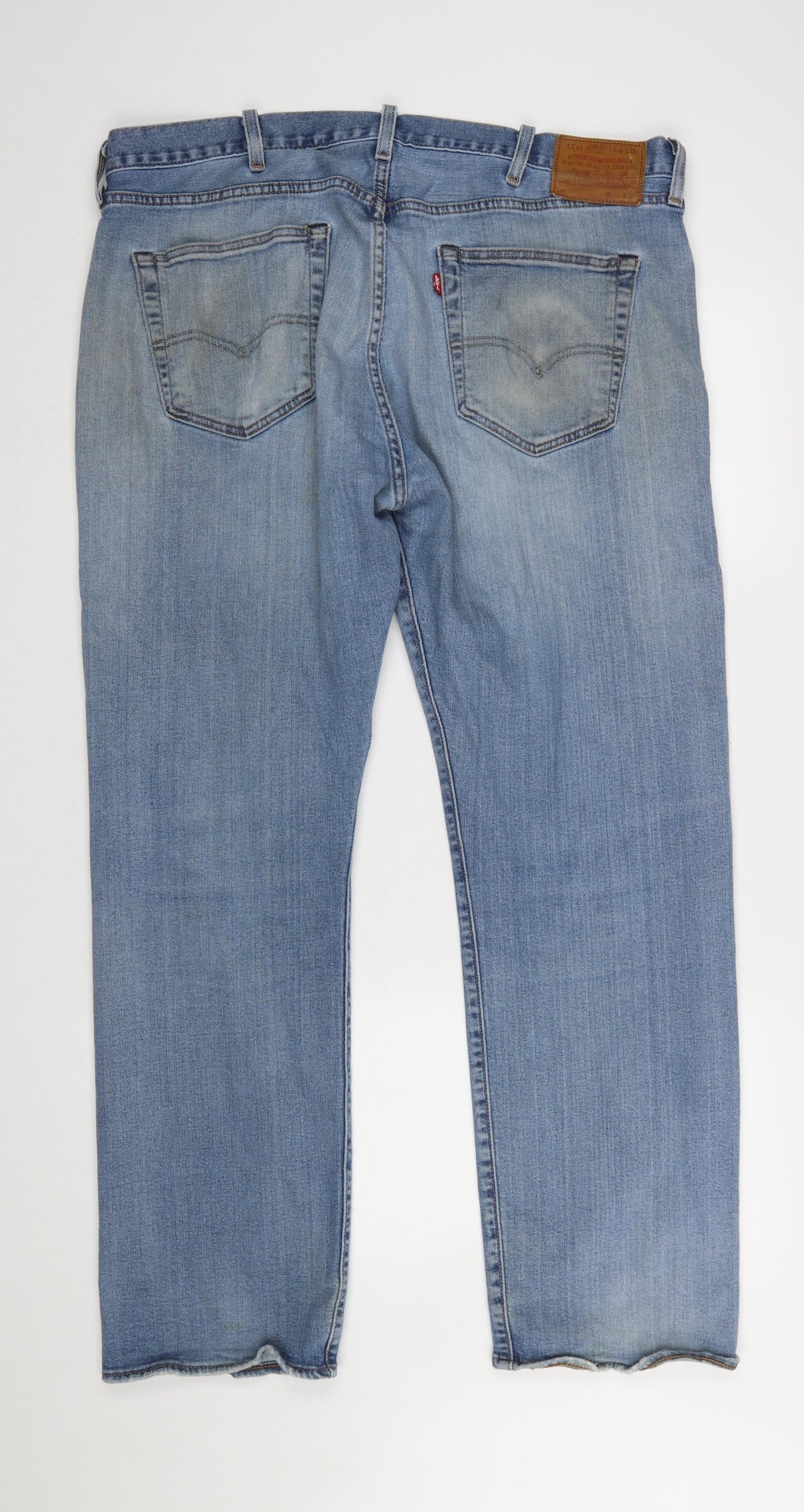 Levi’s Premium Men’s Blue Distressed Straight Jeans W38 L30
