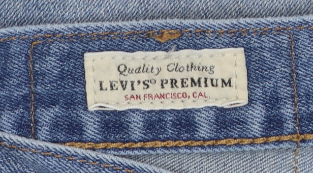 Levi’s Premium Men’s Blue Distressed Straight Jeans W38 L30
