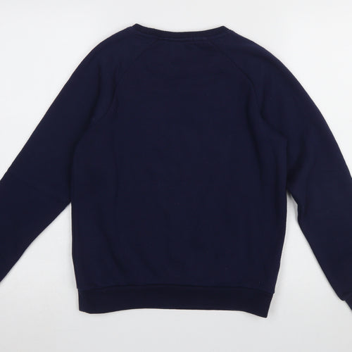 Scotch & Soda Girls Blue Logo Pullover Sweatshirt Size 12 Years