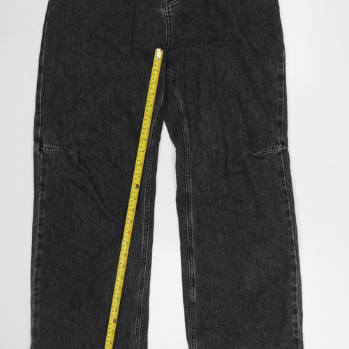 PSO Brand Women’s Black Straight Leg Jeans XL Cotton Blend Denim