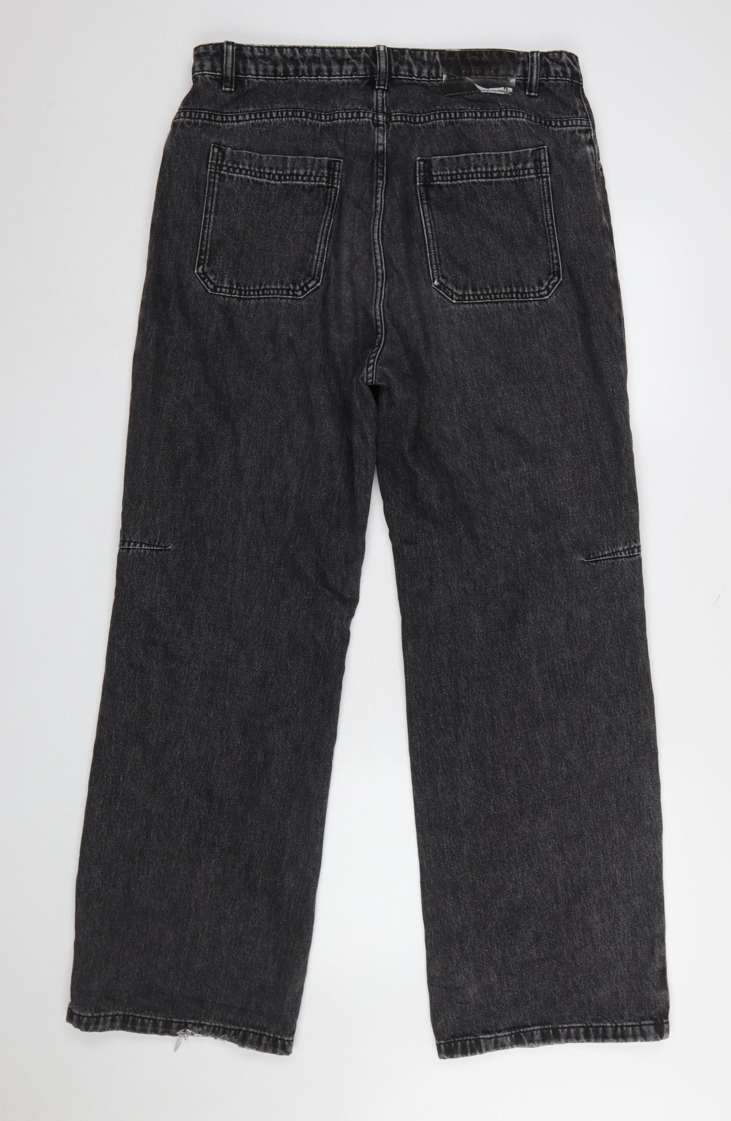 PSO Brand Women’s Black Straight Leg Jeans XL Cotton Blend Denim