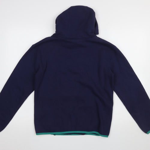 Levi's Boys Navy and Green Pullover Hoodie Size 14A 164cm Cotton Blend