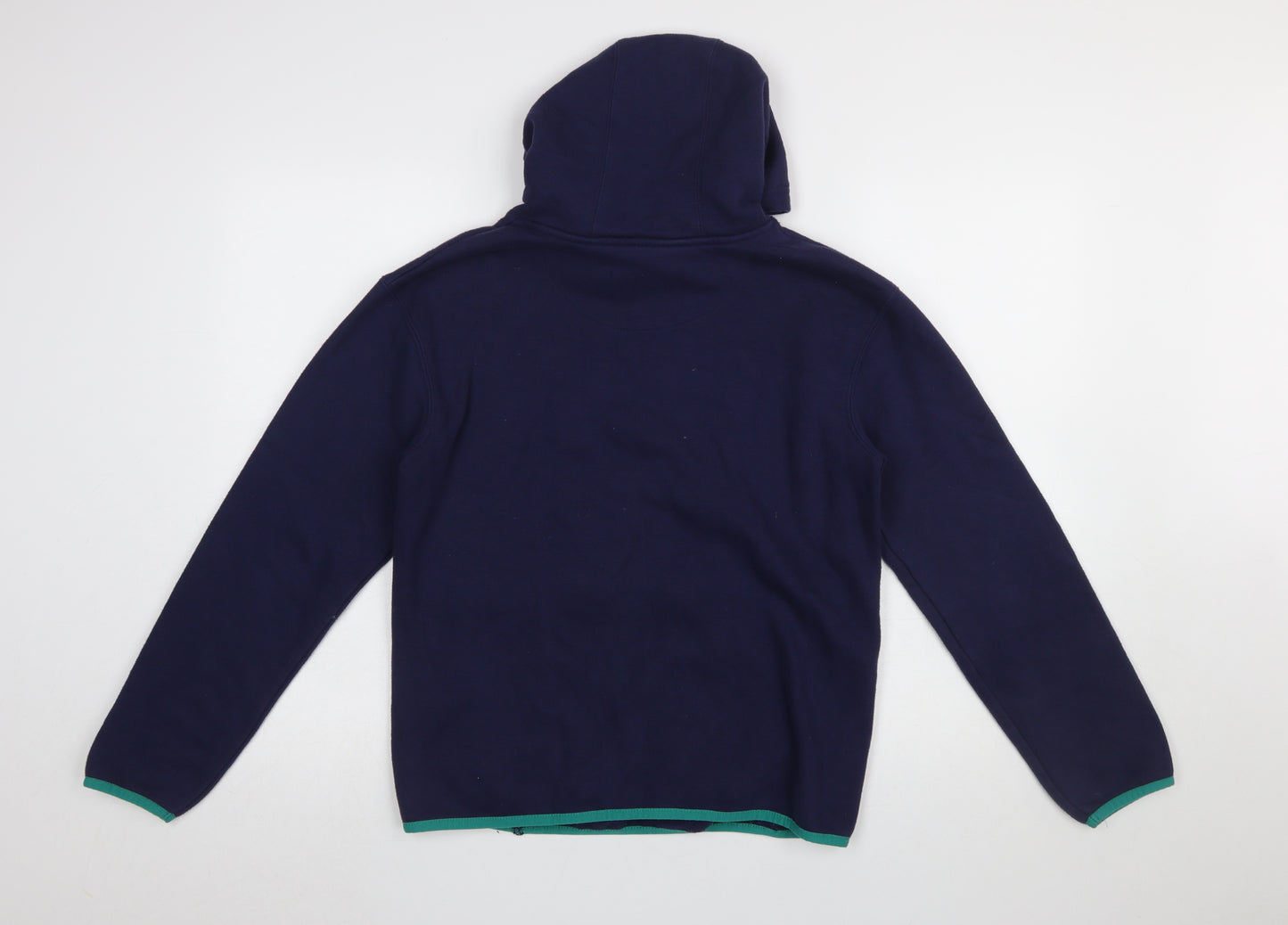 Levi's Boys Navy and Green Pullover Hoodie Size 14A 164cm Cotton Blend