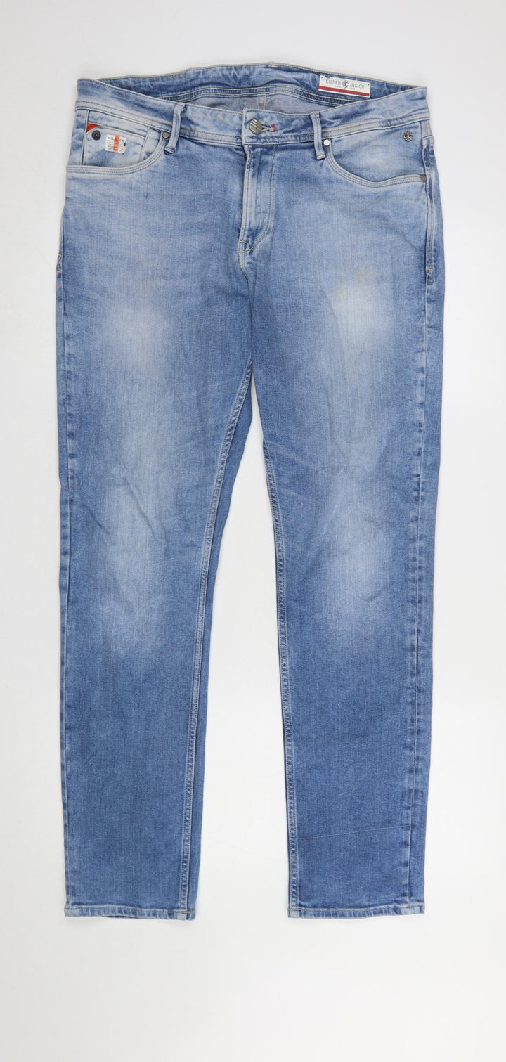 Killer Men’s Blue Skinny Mid Rise Denim Jeans Size 36