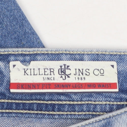 Killer Men’s Blue Skinny Mid Rise Denim Jeans Size 36