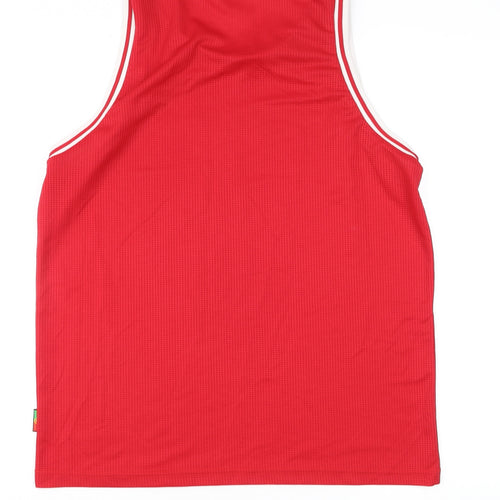 Força Portugal Men's Red Basketball Tank Top Jersey L