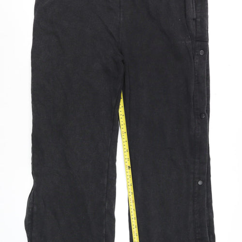 Fletcher x Supply & Demand Men's Black XL Track Pants with Snap Sides