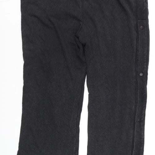 Fletcher x Supply & Demand Men's Black XL Track Pants with Snap Sides