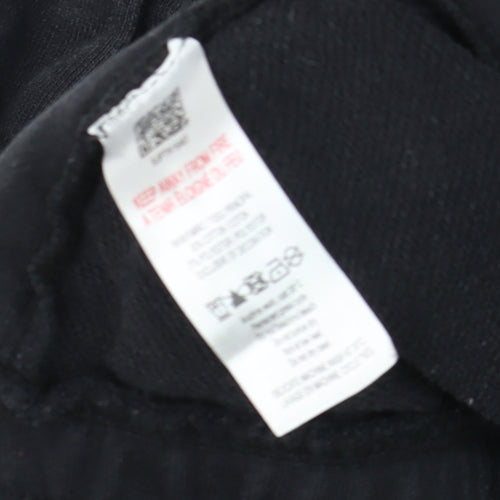 Fletcher x Supply & Demand Men's Black XL Track Pants with Snap Sides