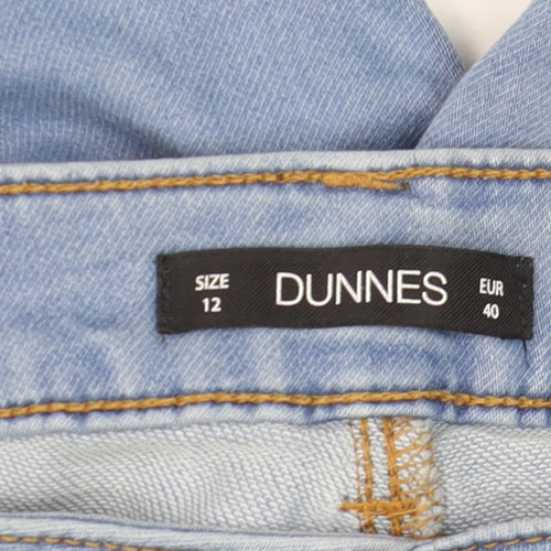 Dunnes Women Blue Size 12 Straight Leg Stretch Denim Jeans