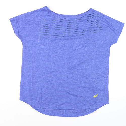 ASICS Men Blue MotionDry Sports T-Shirt Size M Lightweight Activewear