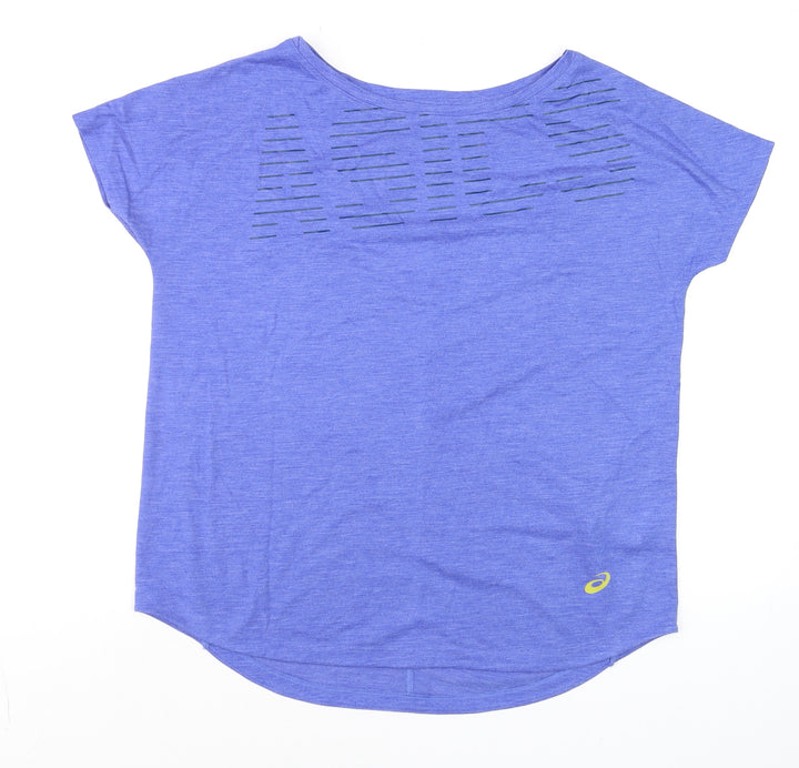 ASICS Men Blue MotionDry Sports T-Shirt Size M Lightweight Activewear