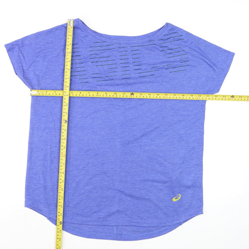 ASICS Men Blue MotionDry Sports T-Shirt Size M Lightweight Activewear