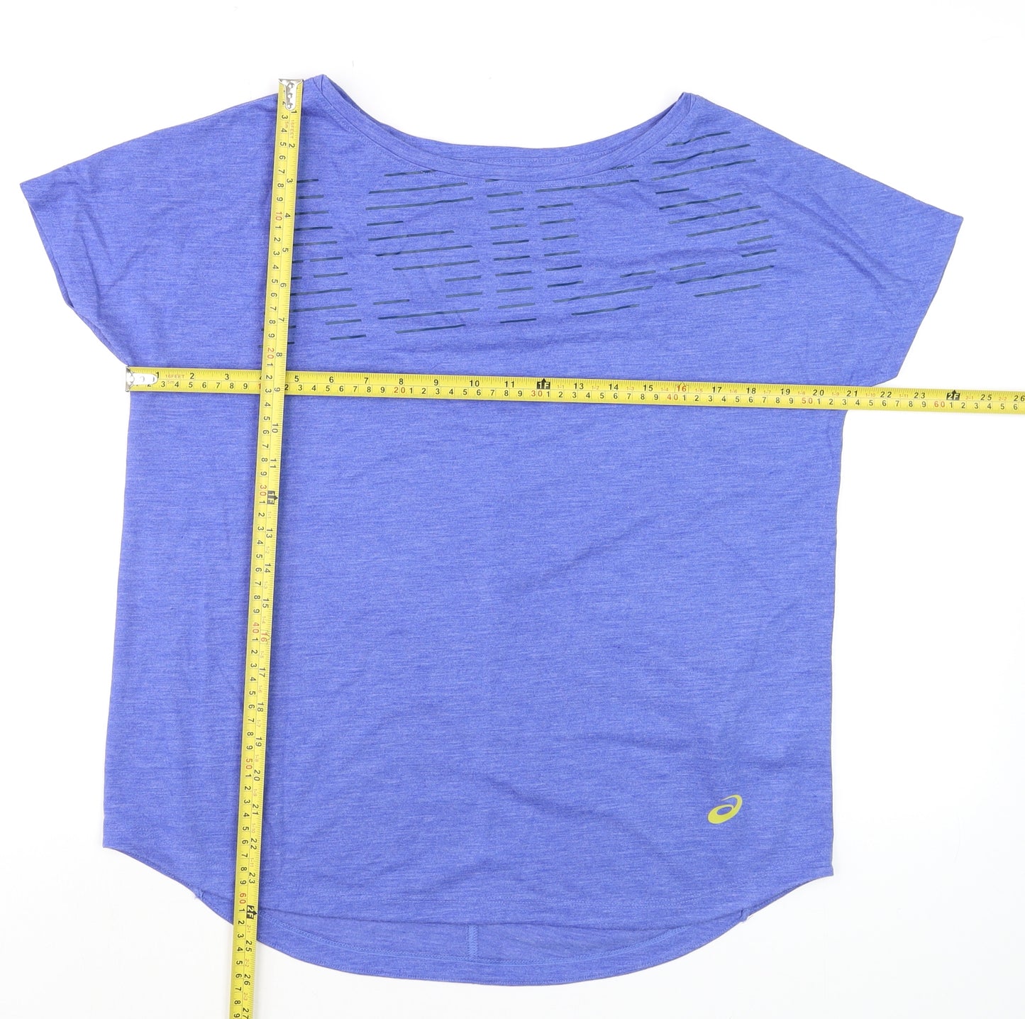 ASICS Men Blue MotionDry Sports T-Shirt Size M Lightweight Activewear