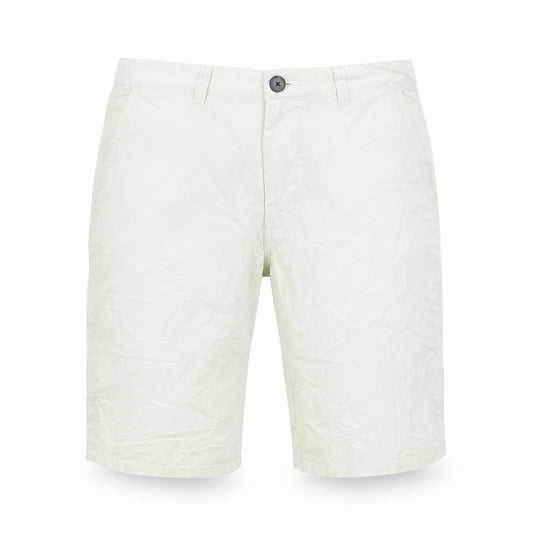 Bershka Men's Light Green Chino Shorts Size 31 Straight Fit