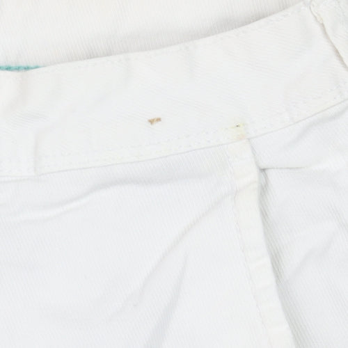 Cedar Wood State Men’s White Chino Shorts W30 Regular Fit Cotton